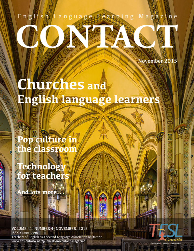 Contact Fall 2015 Issue Cover