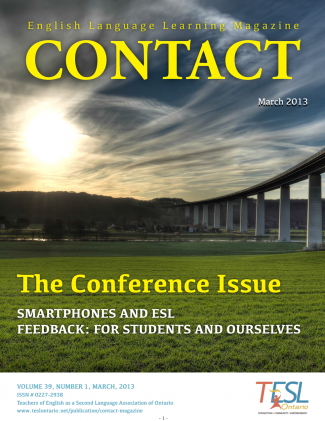 Contact Spring 2013 Issue Cover