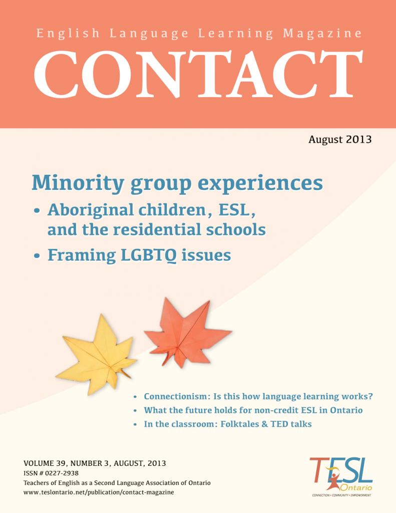 Contact Summer 2013 Issue Cover