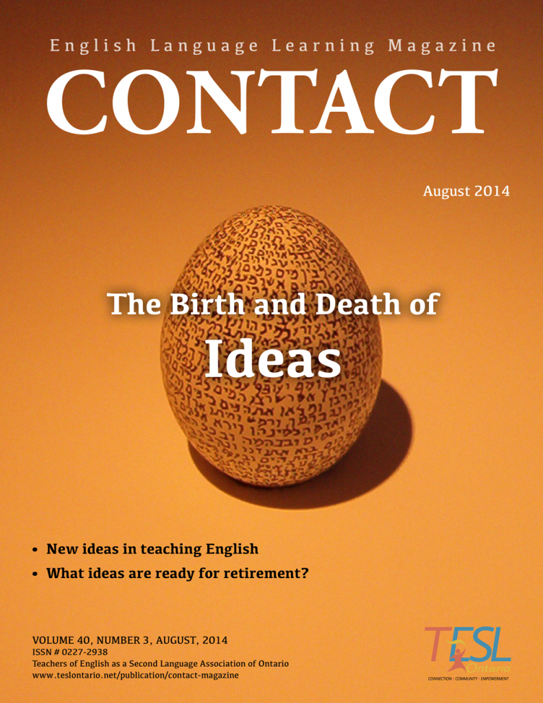 Contact Summer 2014 Issue Cover