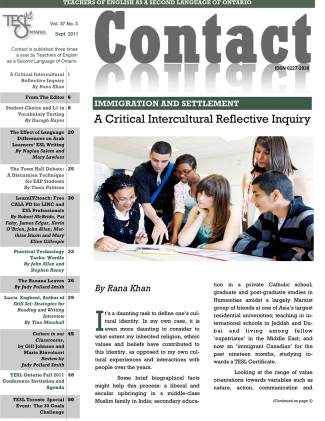 Contact Fall 2011 Issue Cover