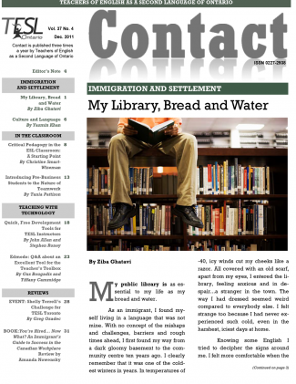 Contact Winter 2011 Cover