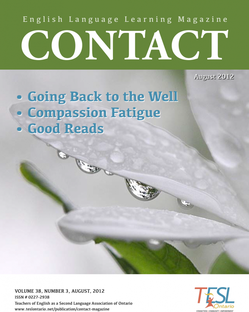 Contact Summer 2012 Issue Cover