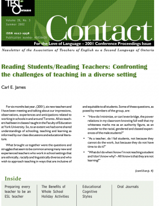 Contact Summer 2002 Issue Cover