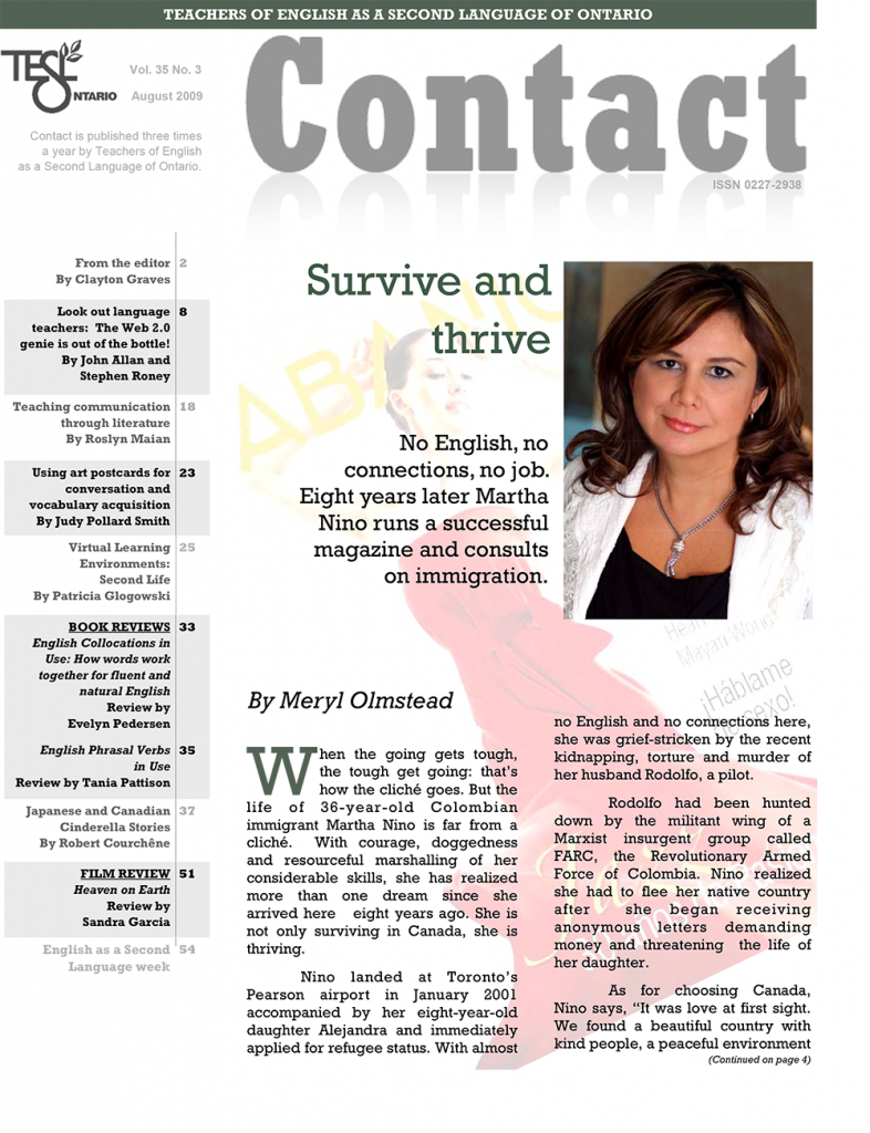 Contact Summer 2009 Issue Cover